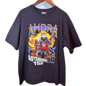 AHDRA Afterburner Tour 1998 Rare Shirt Size XL Black Racing Vintage Cycle